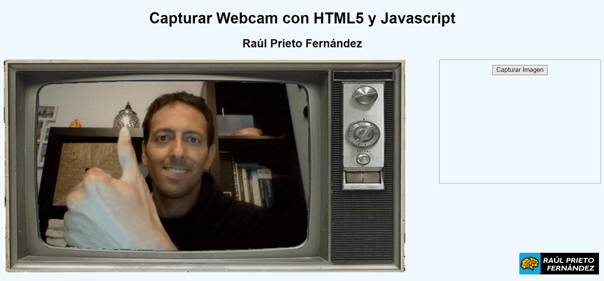 Webcam HTML5 y Javascript