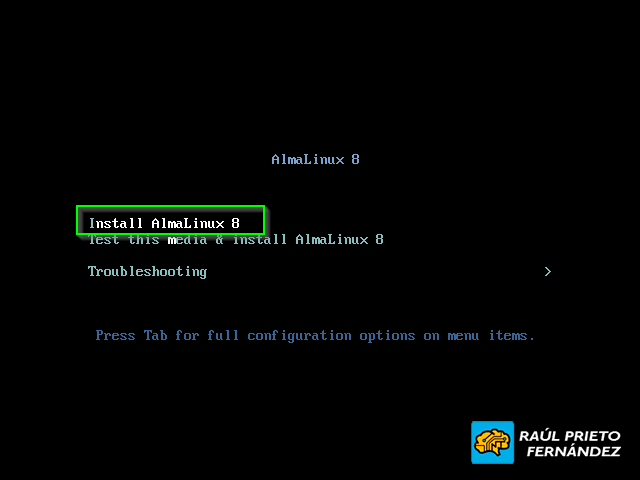 Instalar Alma Linux
