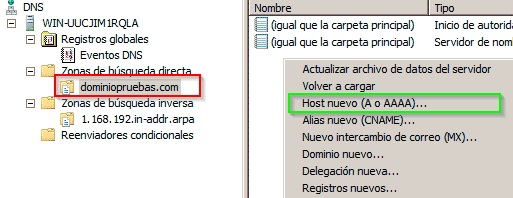 Servidor DNS Windows 2008r2