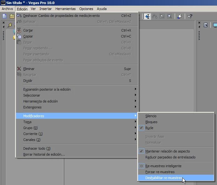 Eliminar Ghosting Sony Vegas Pro