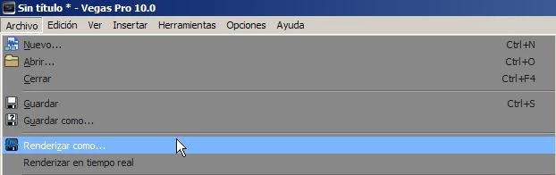 Renderizar Máxima Calidad Sony Vegas Pro