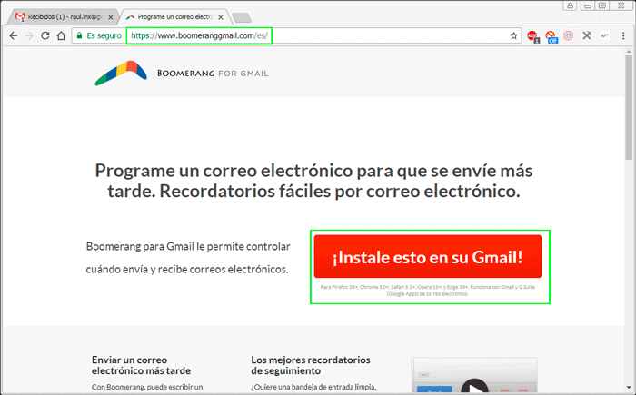 Programar Emails en Gmail