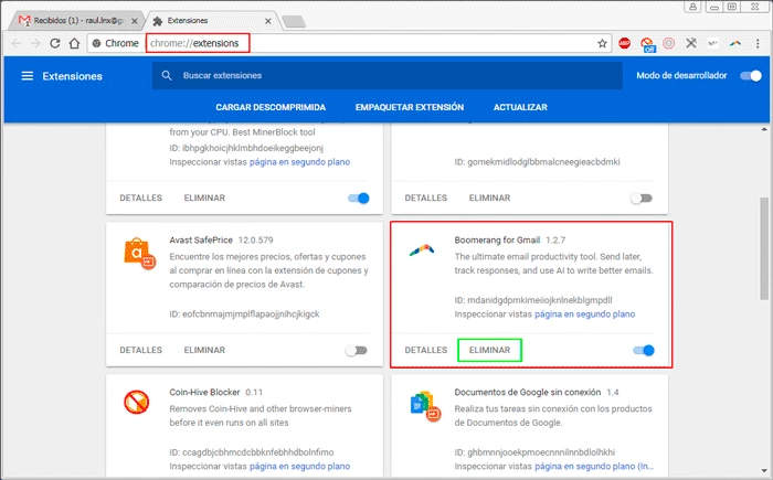 Programar Emails en Gmail