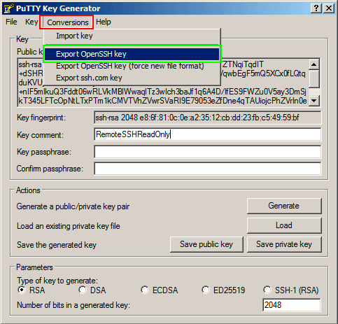 SSH Keygen Mikrotik