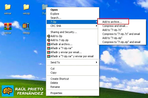 Comprimir Ficheros Contraseña