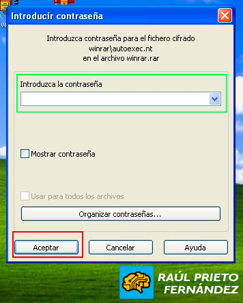 Comprimir Ficheros Contraseña