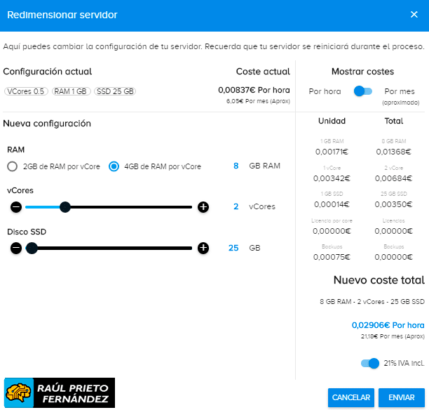 VPS Clouding.io