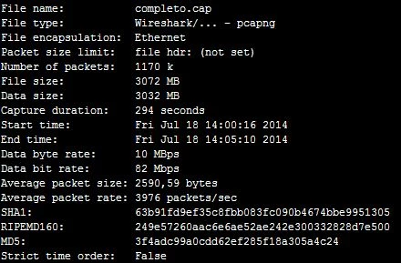 Juntar y dividir fichero Pcap Juntar y dividir fichero Pcap