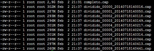 Juntar y dividir fichero Pcap Juntar y dividir fichero Pcap