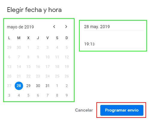 Programar Emails con Gmail