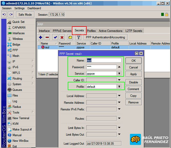 PPPoE Mikrotik