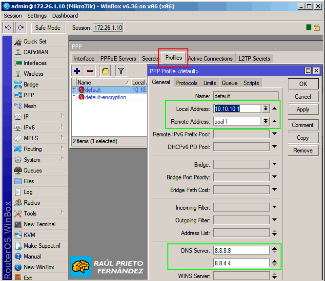 PPPoE Mikrotik