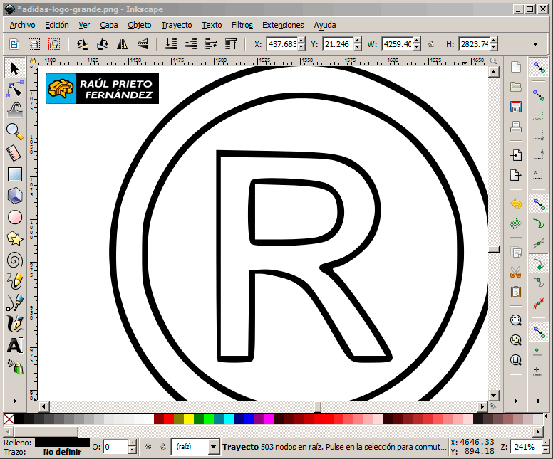 Vectorizar imagen con Inkscape