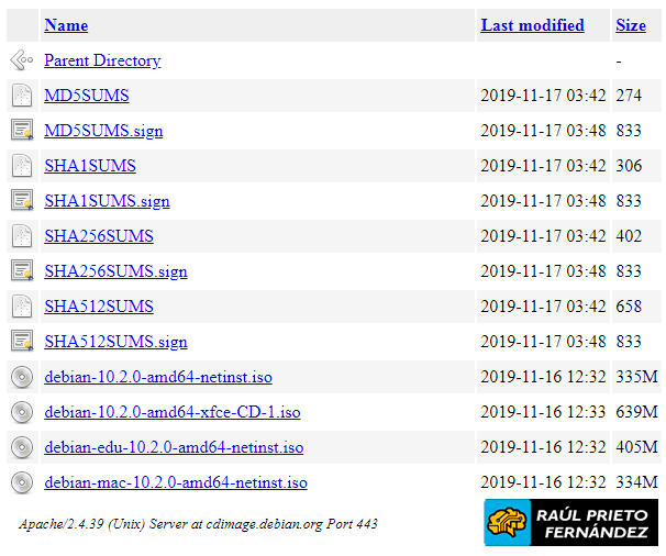 Checksums GNU/Linux