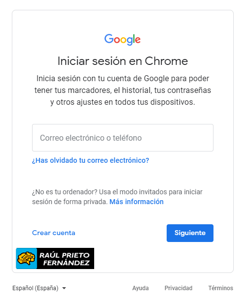 Compartir páginas Google Chrome