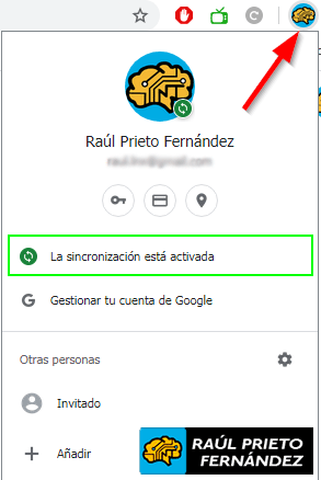 Compartir páginas Google Chrome