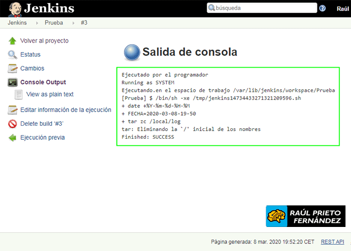 Instalación Jenkins Debian