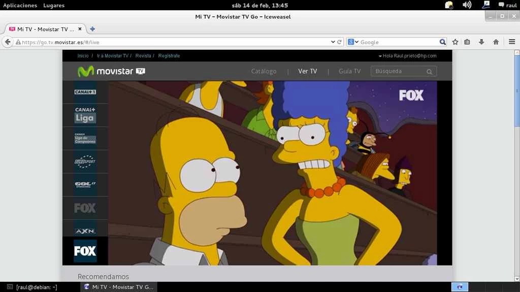 Movistar GO en GNU/Linux