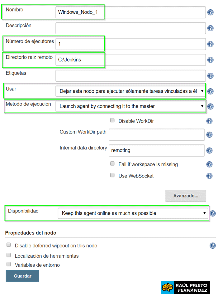 Slave Jenkins Windows