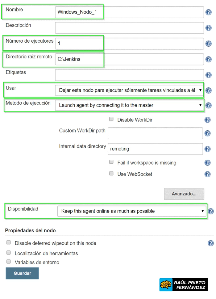 Slave Jenkins Windows