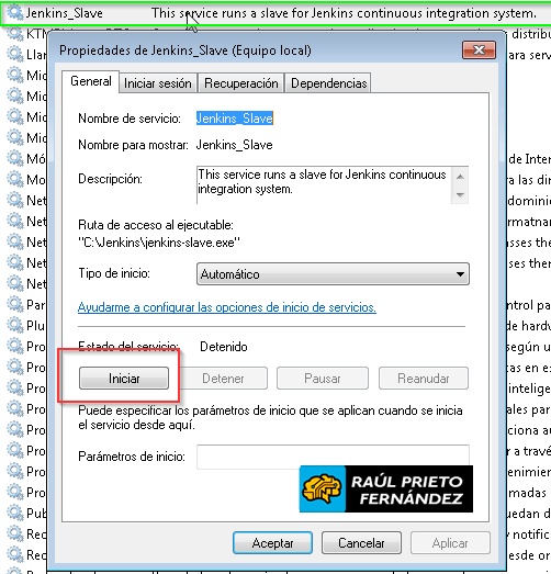 Slave Jenkins Windows