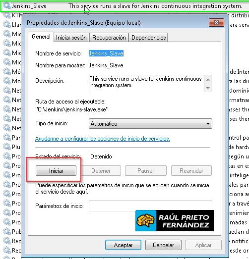 Slave Jenkins Windows