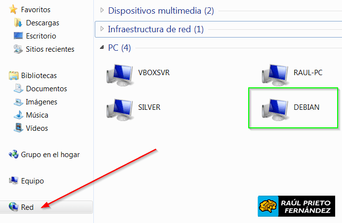 Compartir ficheros entre Linux y Windows con Samba