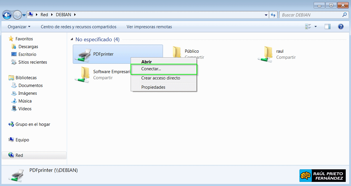 Samba PDF Printer