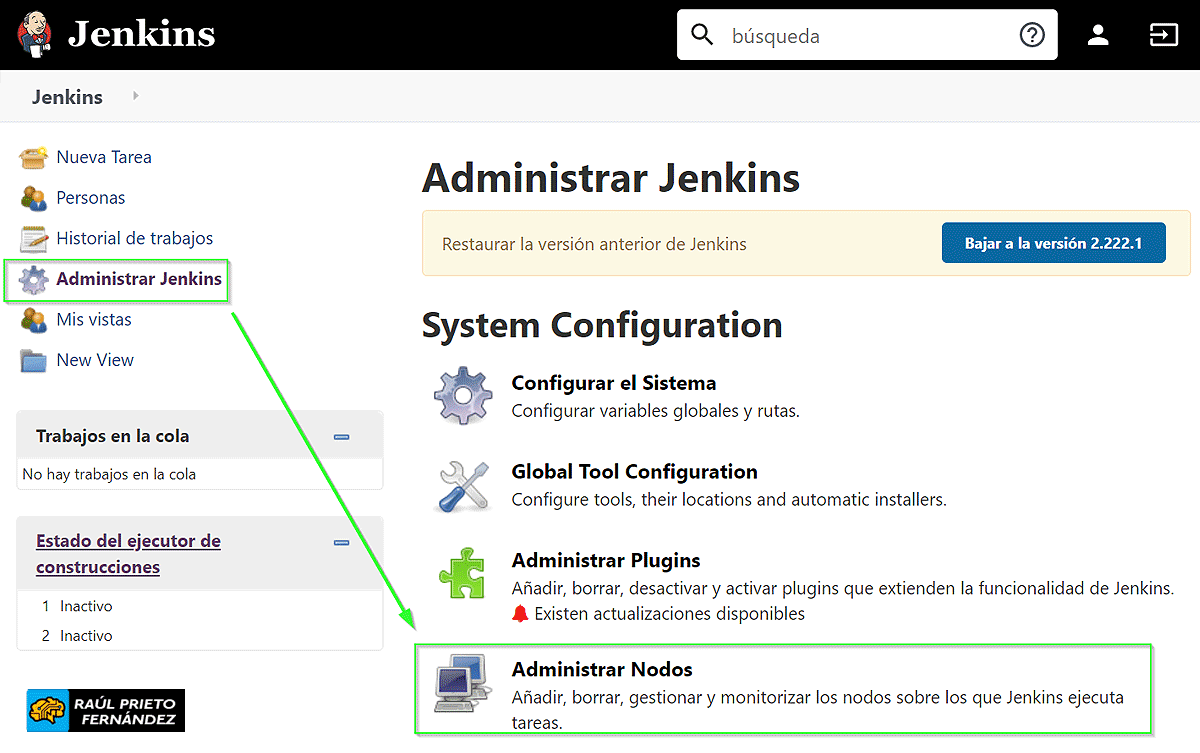 Slave Jenkins GNU/Linux