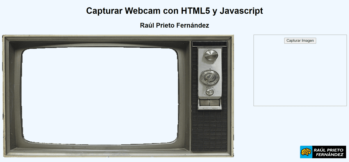 Webcam HTML5 y Javascript