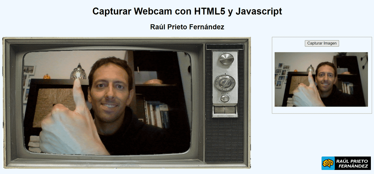 Webcam HTML5 y Javascript