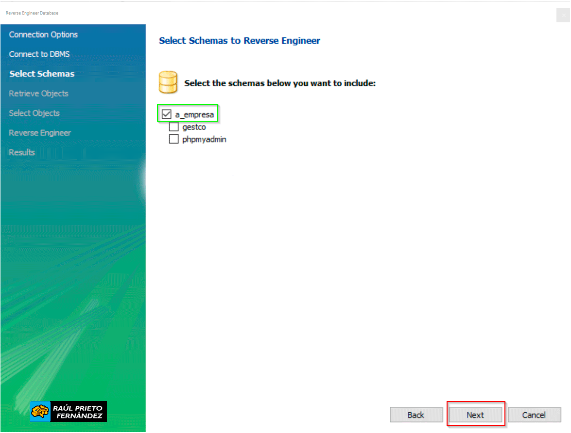 EERR Modelo Workbench
