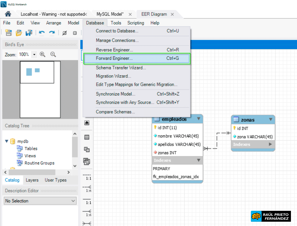 EERR Modelo Workbench