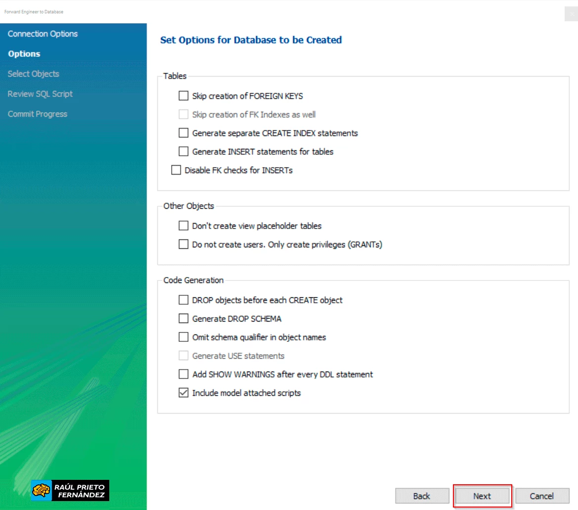 EERR Modelo Workbench