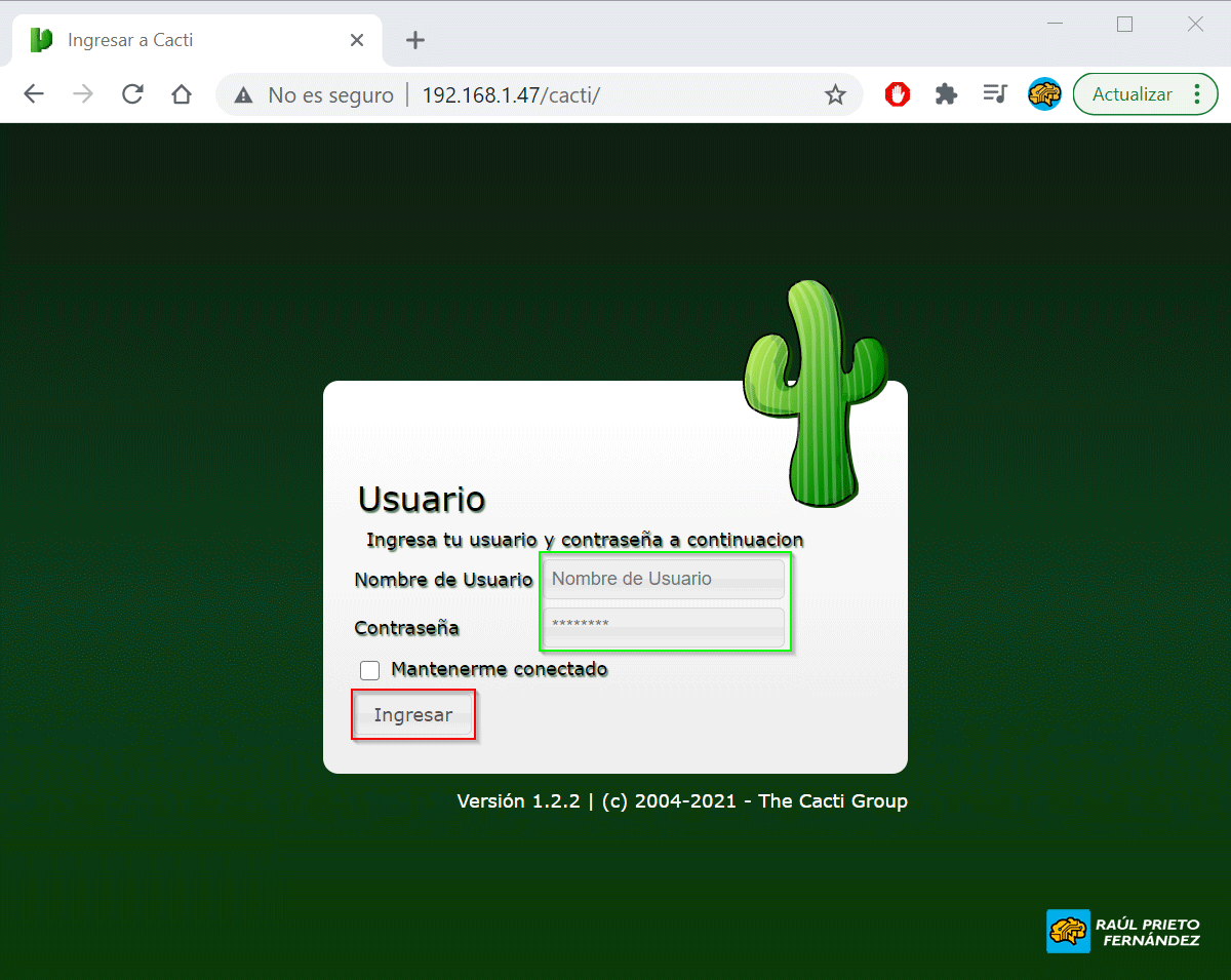 Instalar Cacti Debian