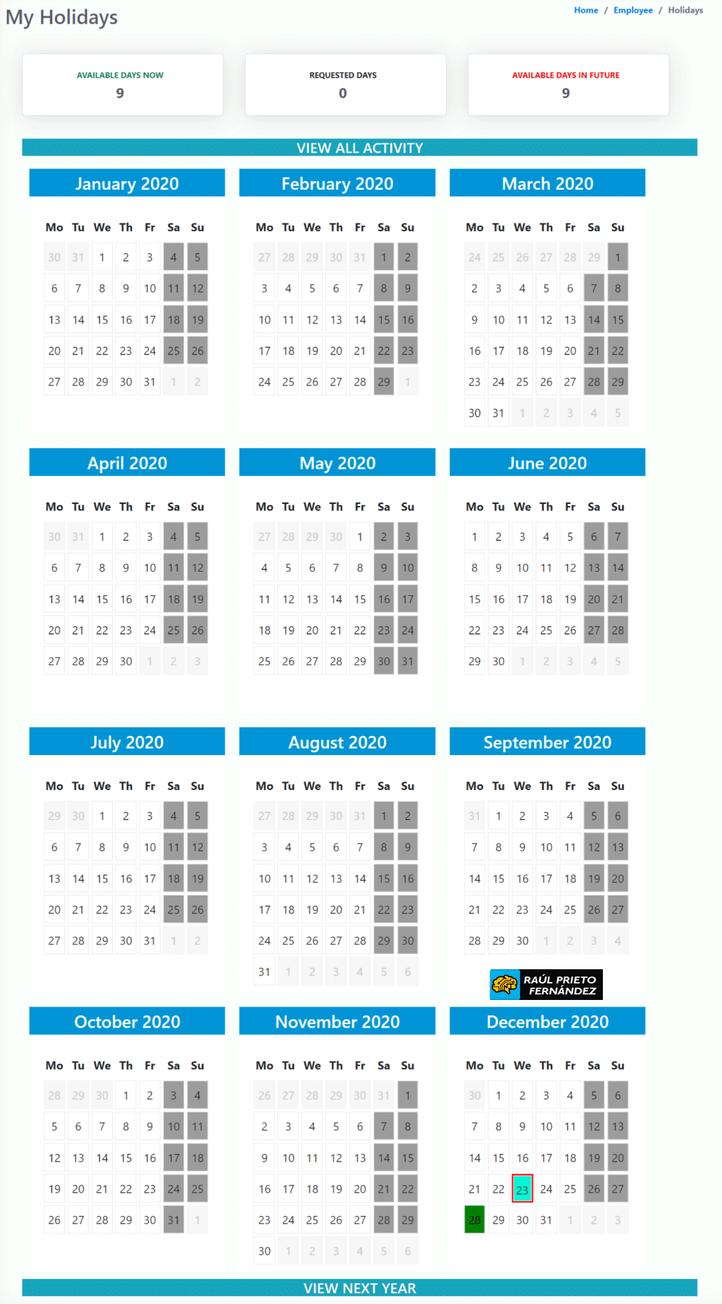 GestCO Gestión de Empleados CMS