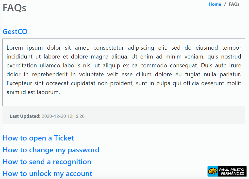 GestCO Gestión de Empleados CMS