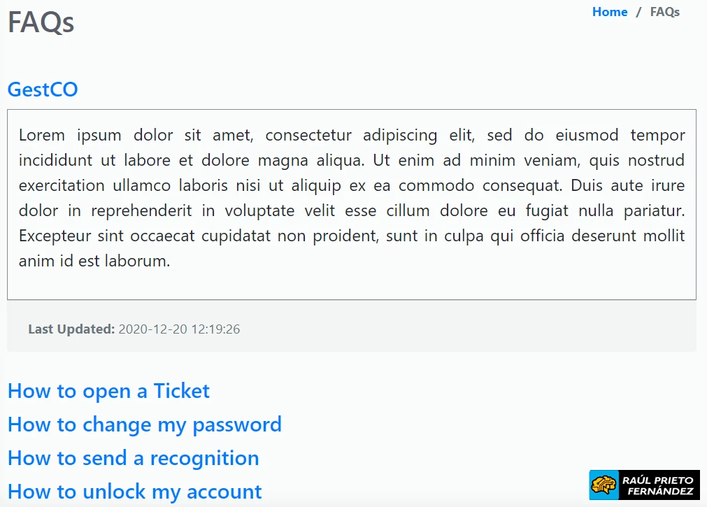 GestCO Gestión de Empleados CMS