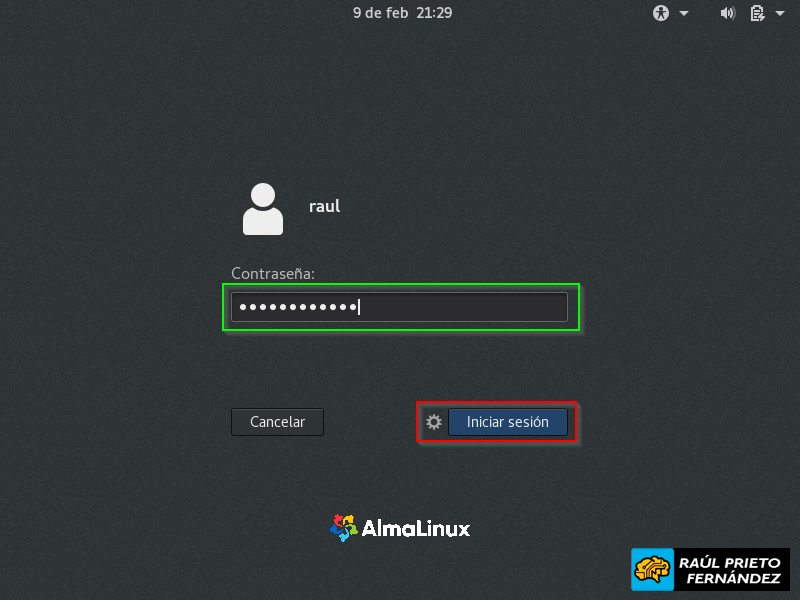 Instalar Alma Linux