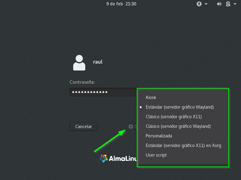 Instalar Alma Linux
