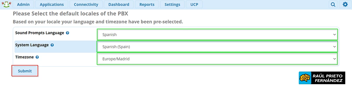 Configurar FreePBX y Asterisk
