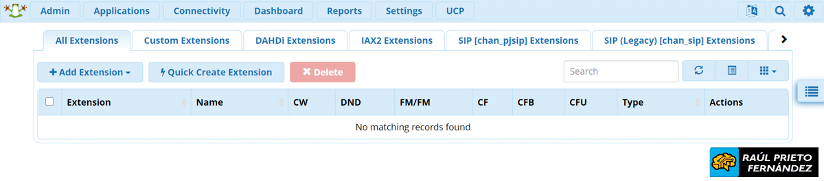 Configurar FreePBX y Asterisk