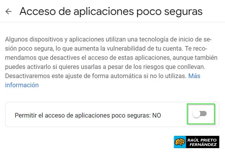 Emails MikroTik GMail