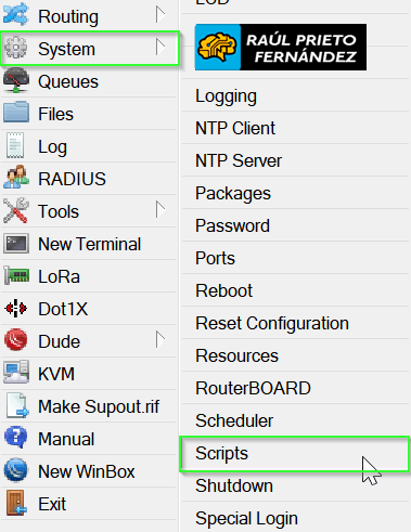 Backups Email MikroTik