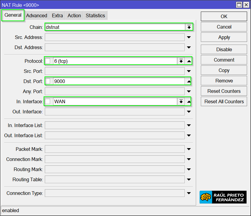 Abrir puertos en MikroTik