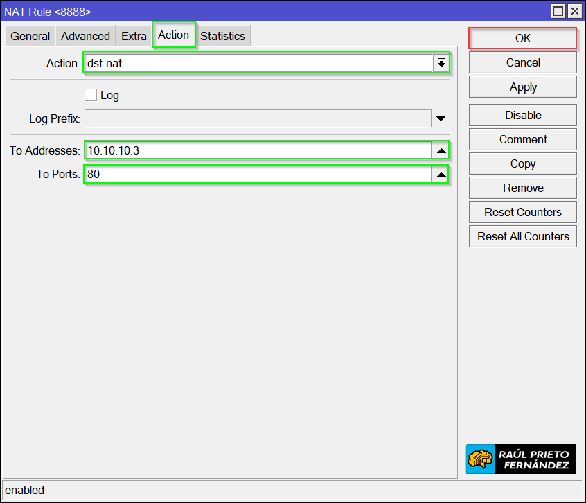 Abrir puertos en MikroTik