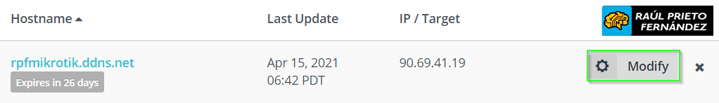 MikroTik No-IP