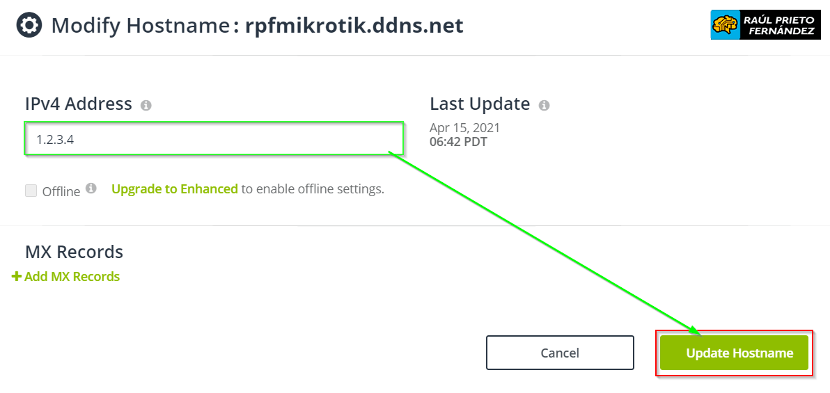 MikroTik No-IP