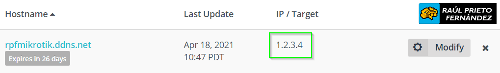 MikroTik No-IP