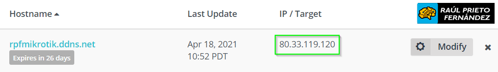 MikroTik No-IP